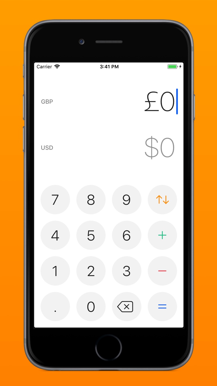 View of Currency for iOS – A free currency converter and calculator by Nuno Coelho Santos